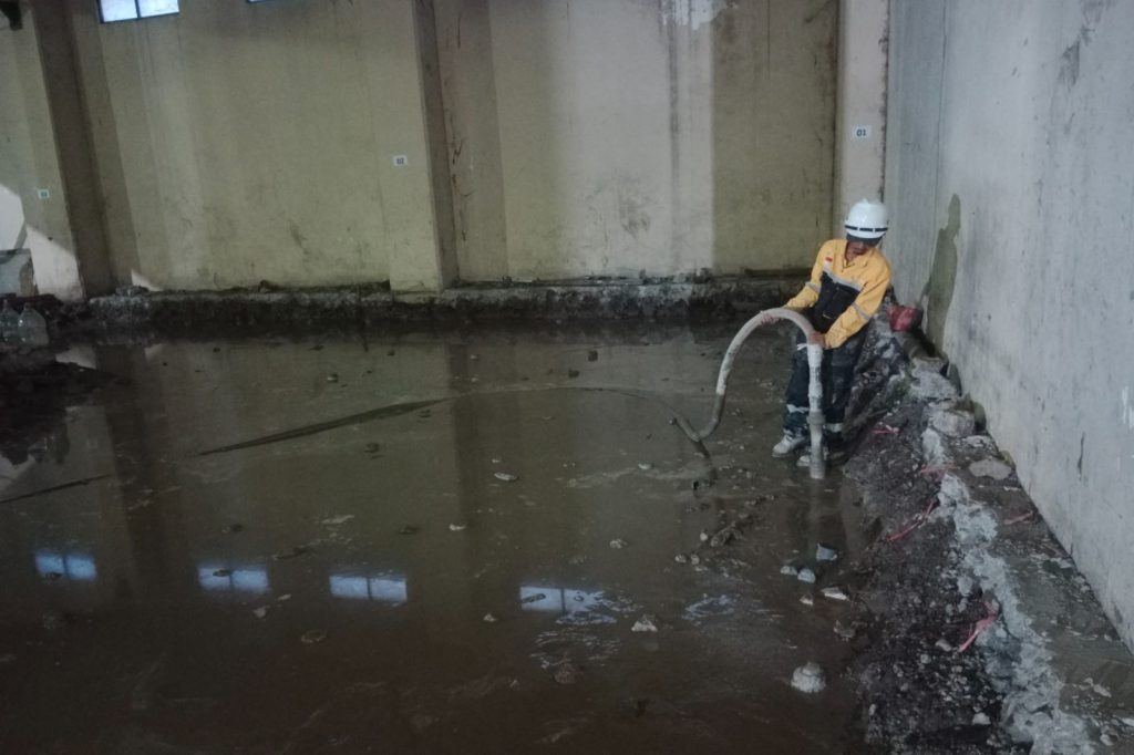 injeksi semen grouting arcon radian abadi