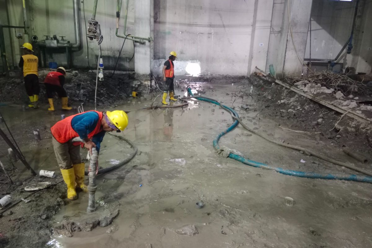 injeksi semen grouting arcon radian abadi